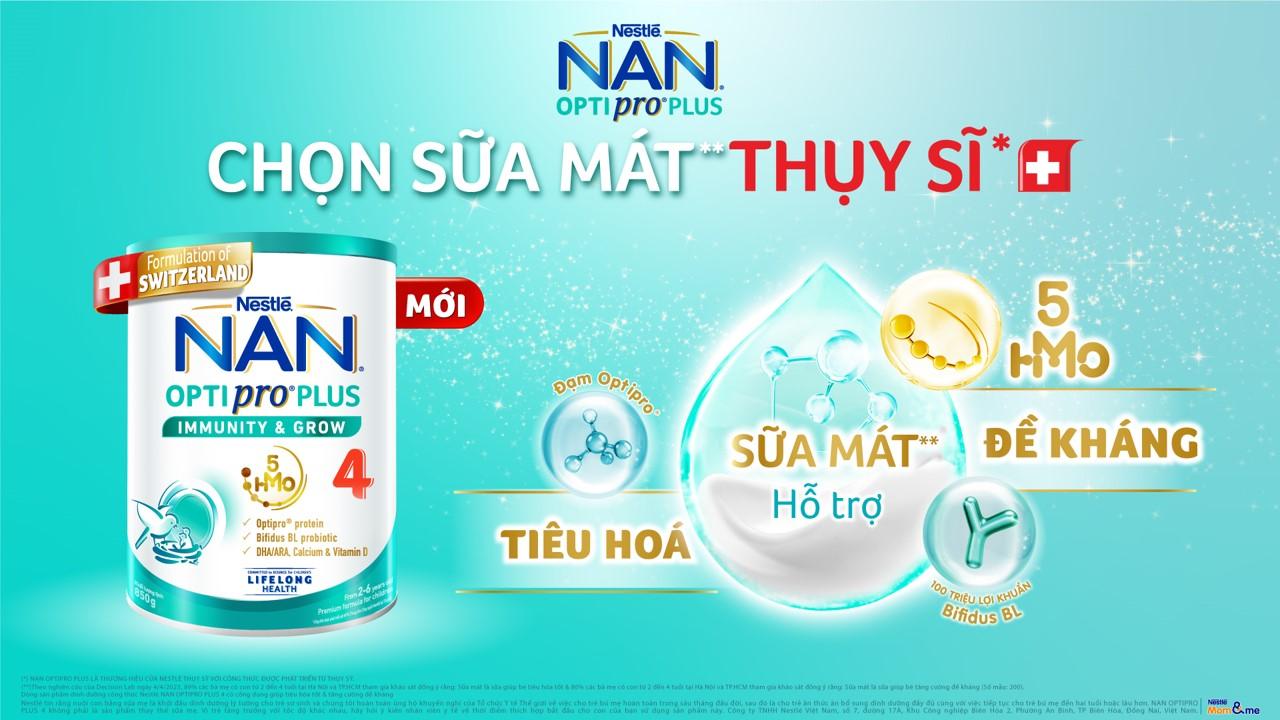 Sữa cao cấp cho trẻ sơ sinh NAN Optipro PLUS