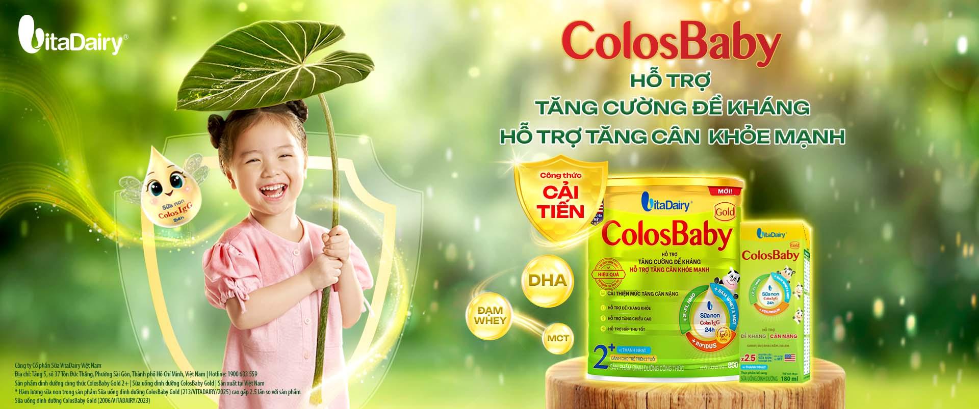 Sữa tăng sức đề kháng cho trẻ Colosbaby Gold