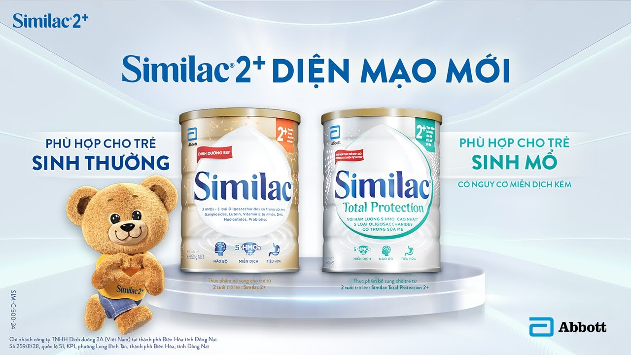 Dòng sữa tăng đề kháng cho bé Similac Total Protection