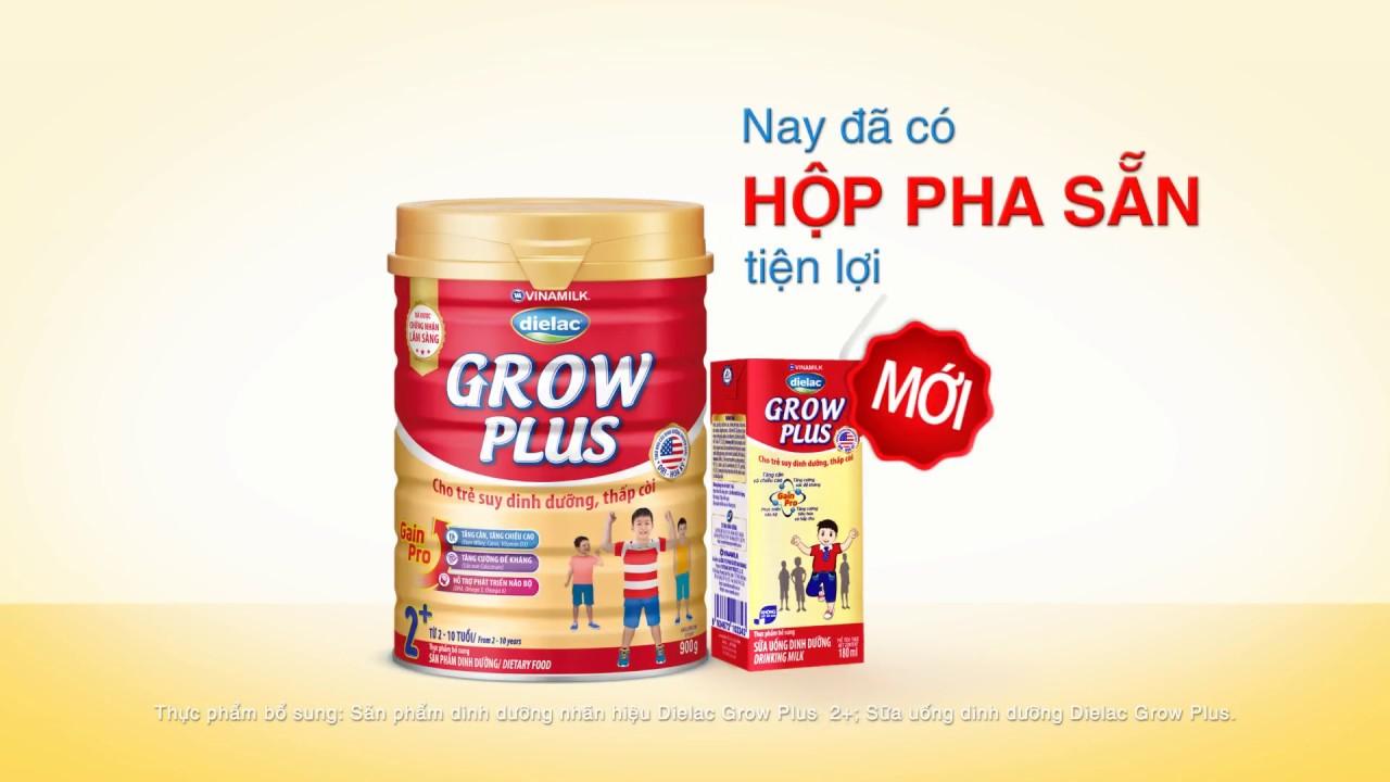 Sữa mát cho bé táo bón Dielac Grow Plus