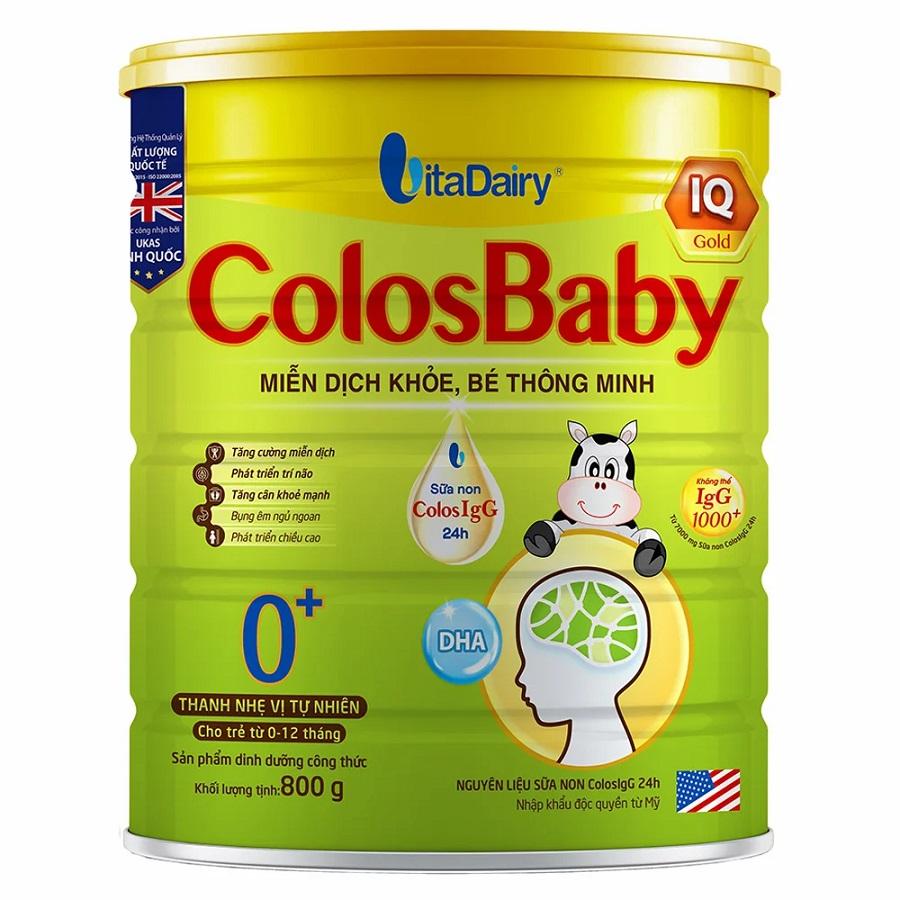 Sữa cho trẻ tiêu chảy ColosBaby Gold hỗ trợ tiêu hóa