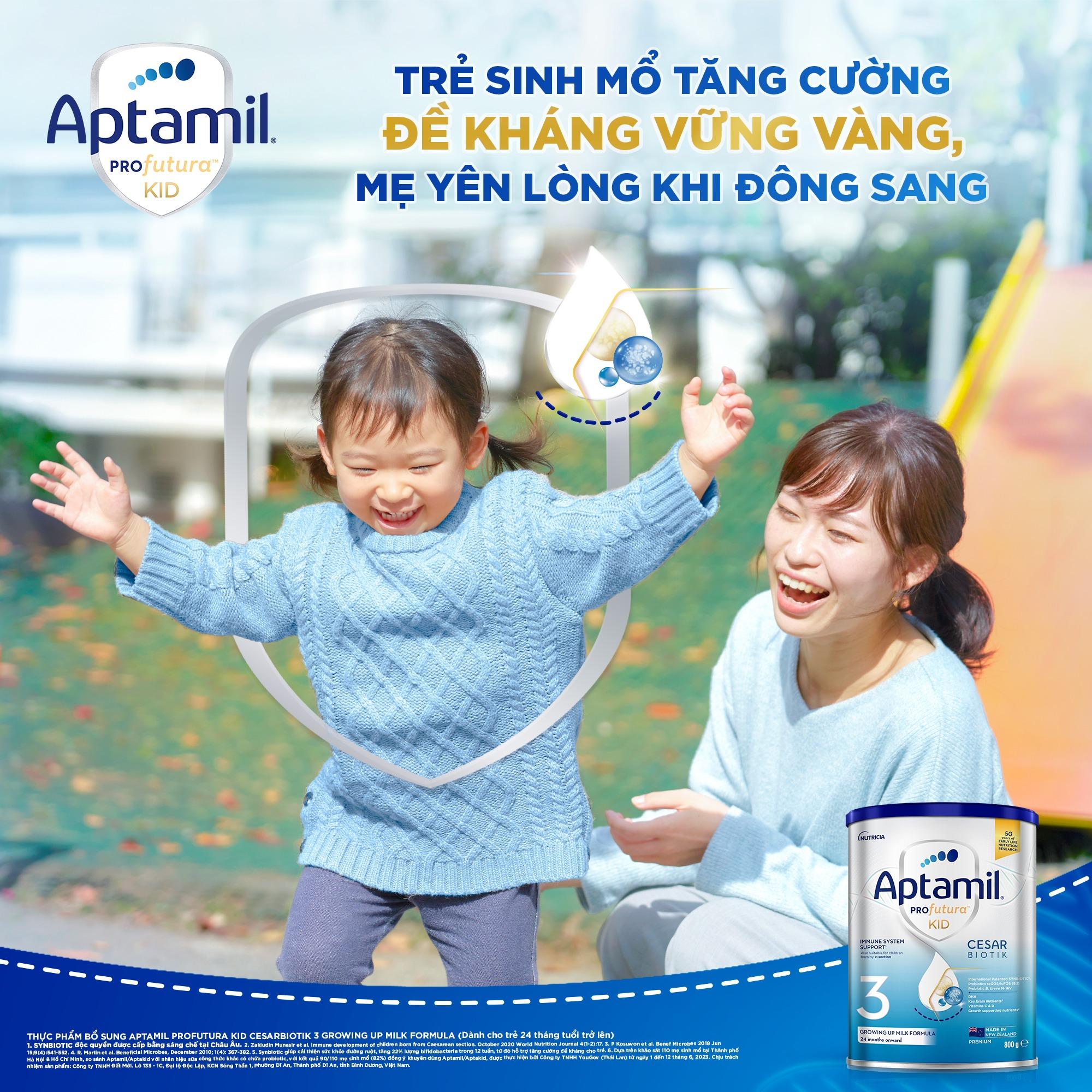 Sữa Aptamil Profutura KID CESARBIOTIK 3 cao cấp