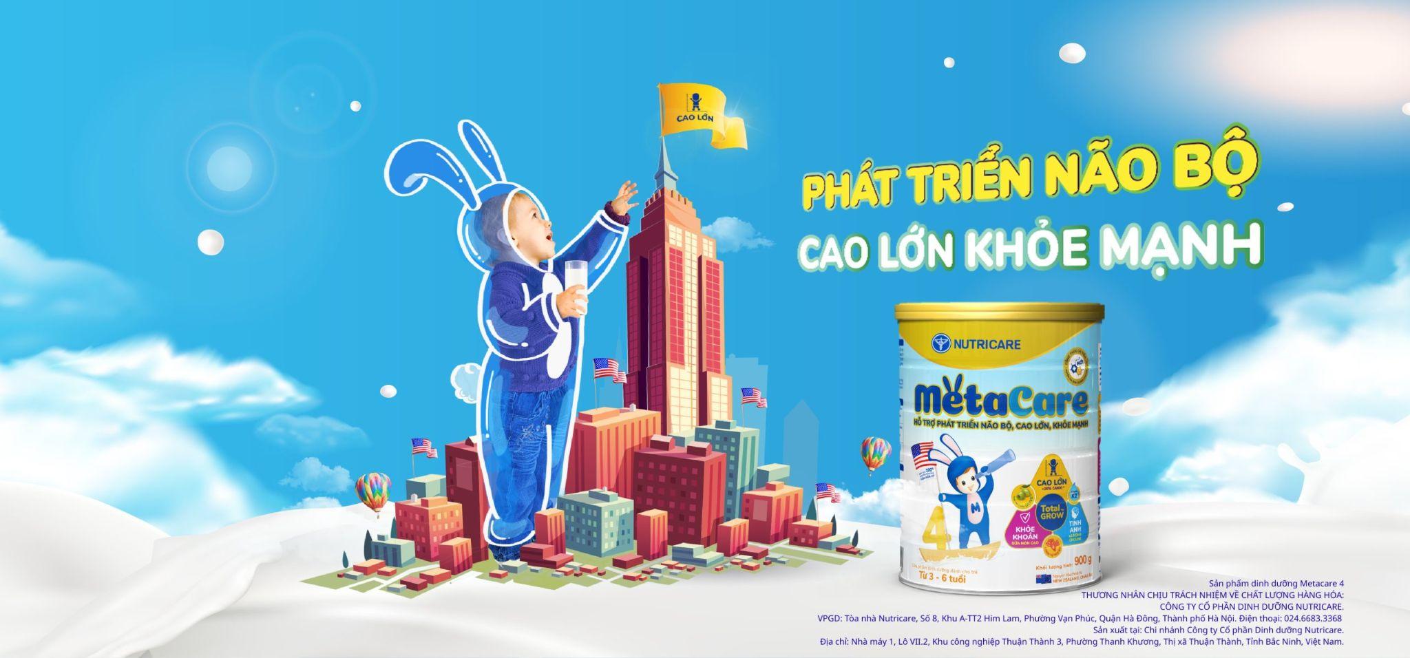 Sữa bột tăng cân Metacare 4 Total Grow