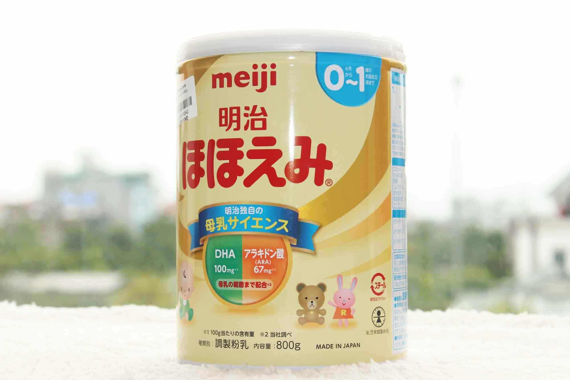 Loại sữa bột nào giống sữa mẹ nhất là Meiji