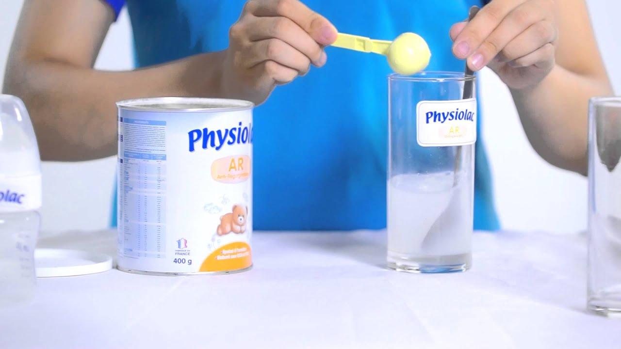 Physiolac AR là một trong những dòng sữa cho trẻ nôn trớ