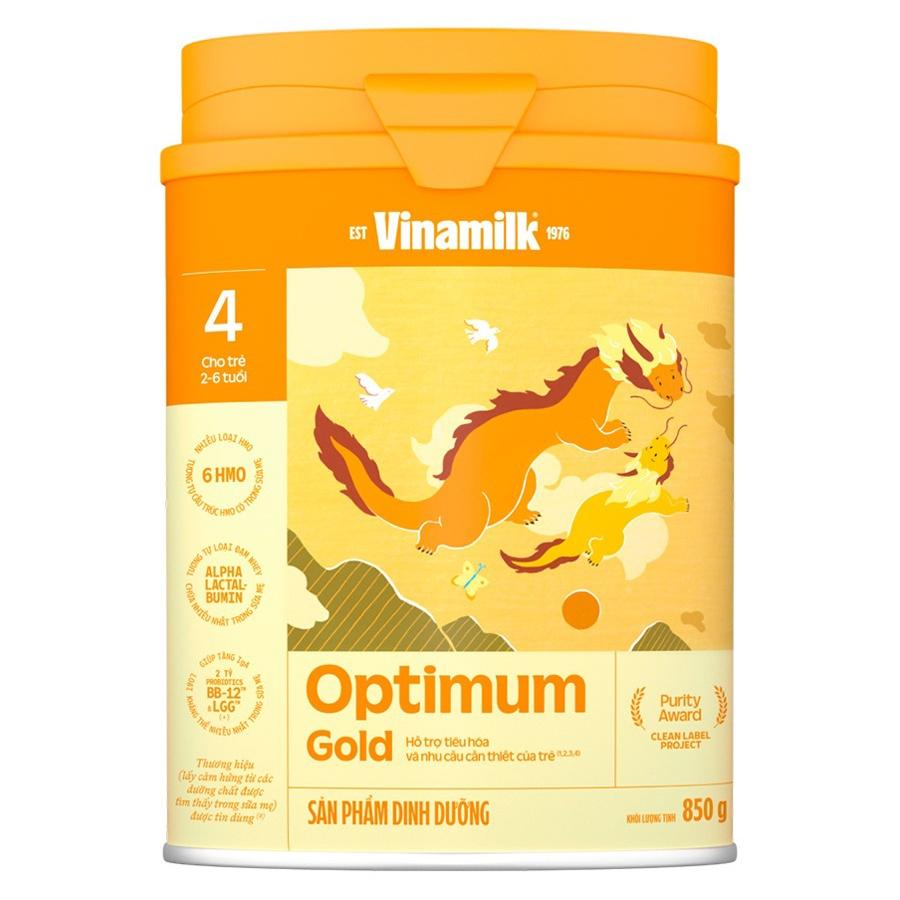 Sữa tốt tiêu hoá Vinamilk Optimum Gold sở hữu công thức khoa học