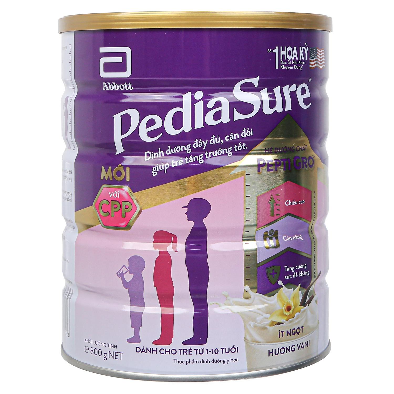 Sữa tăng cân cho trẻ 3 tuổi PediaSure BA cho trẻ