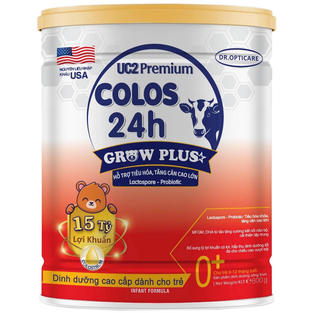 Sữa ngoại nào giúp bé tăng cân? Sữa bột cho bé chậm tăng cân Nutricare Colos 24h Grow Plus 0+